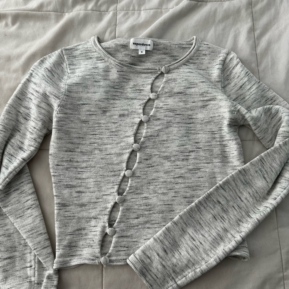 Revolve Superdown Button Sweater - image 2
